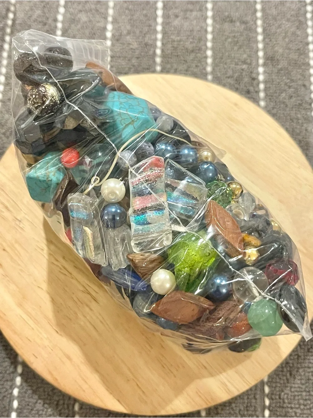 🌑BULK One Pound Estate Collection Craft Glass Beads Mix for DIY🌑 - Picture 4 of 4